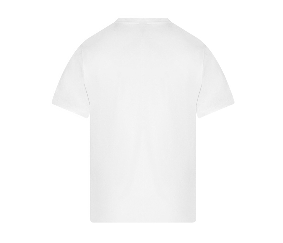smart T-shirt men white with black logo