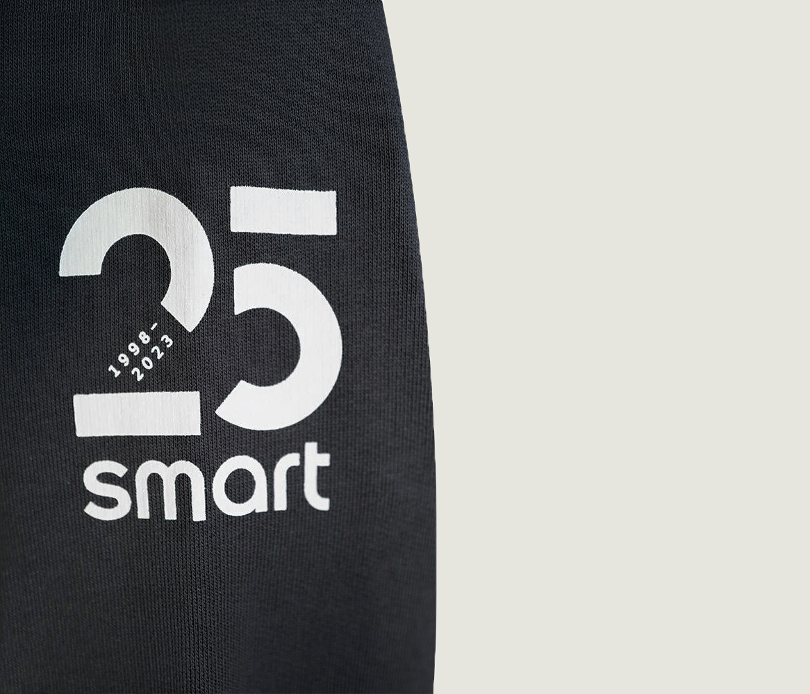 smart Hoodie unisex grau mit #3 Logo