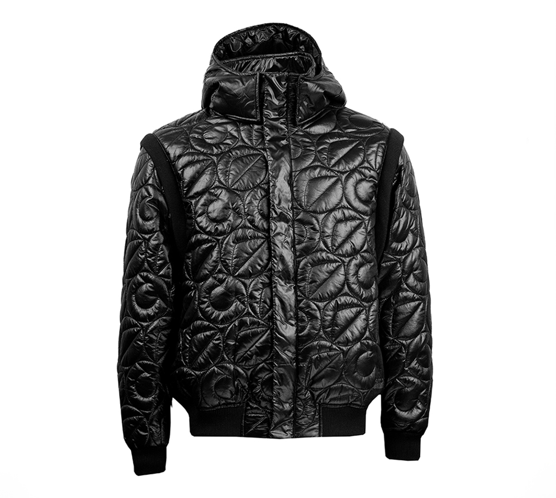 smart x BRABUS quilted jacket men black