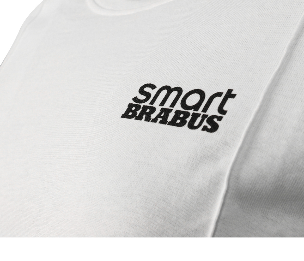 smart x BRABUS T-Shirt Damen weiß
