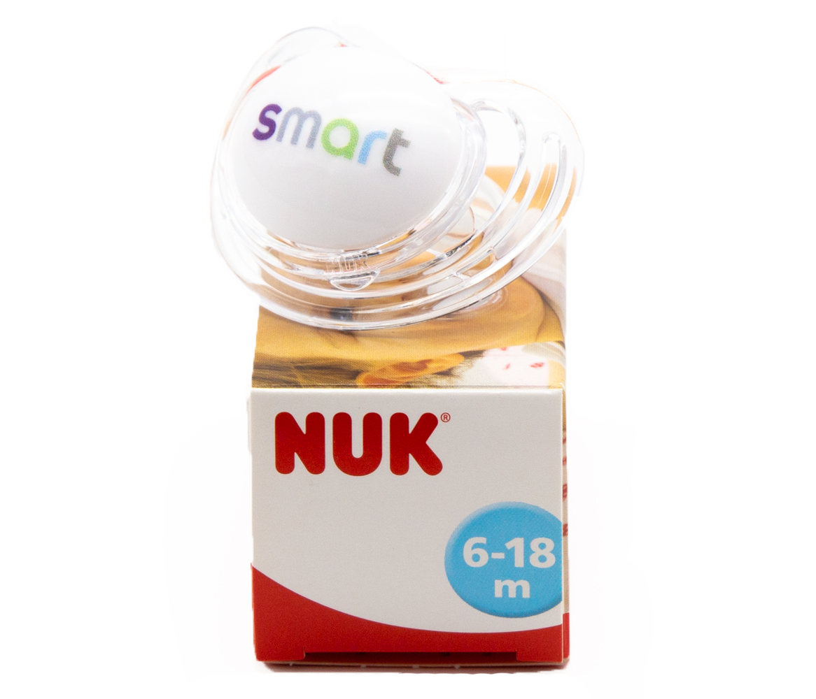 smart NUK Baby Schnuller mit buntem Logo