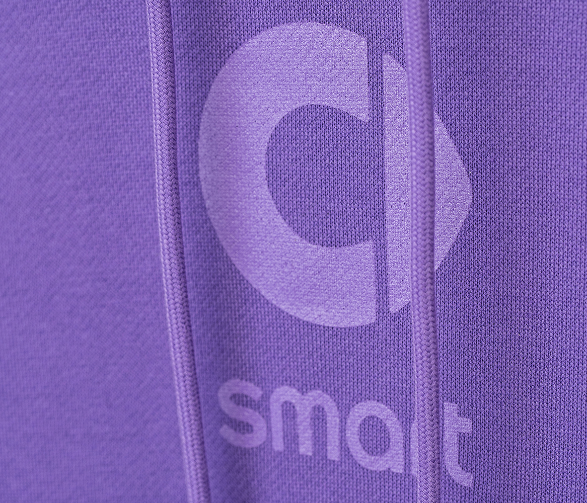 smart hoody unisex purple